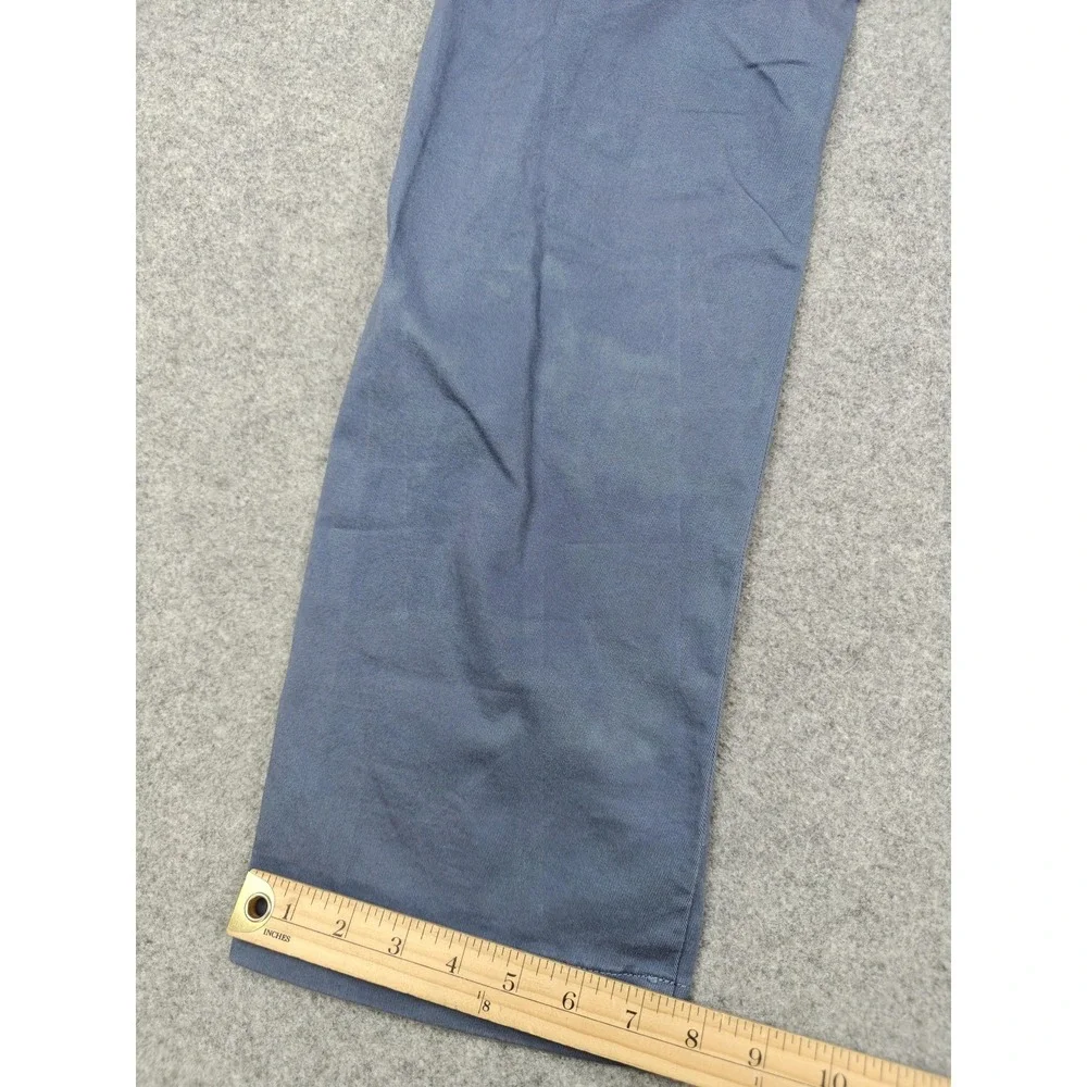 J.Crew‎ Pants Mens 34x32 Blue Flex Straight Chino Stretch Casual Business Office
